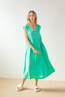 2502133 Vestido Verde Agua