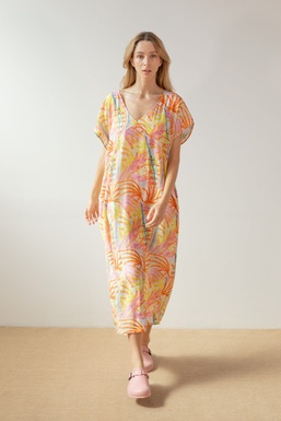 2502273Cap Vestido Estampado Selva