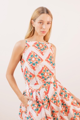 2502278 Blusa Estampado Mosaico