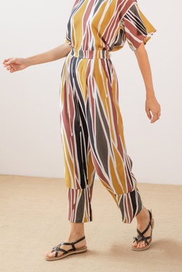 2502282 Pantalón Estampado Geométrico