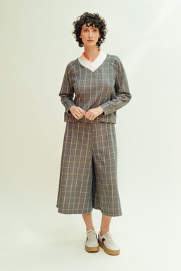 2504113 Pant Grey squares