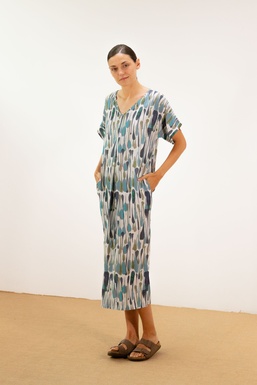 2601229 Vestido Estamp. Gotas