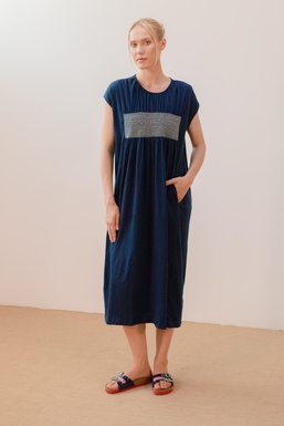 2602111 Vestido Azul Marino