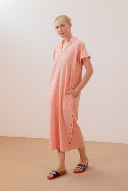 2602126 Vestido Rosa Palo