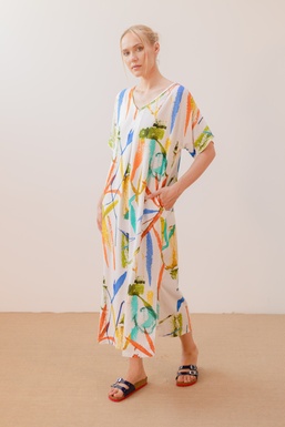 2602269 Vestido Est. Bambú