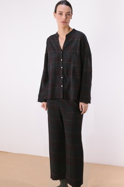 2603124BCap Pantalón Cuadros Grises