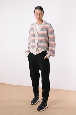 2603381 Chaqueta Cruda rayas Colores