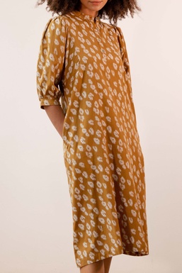 2501261Cap Vestido Ocre