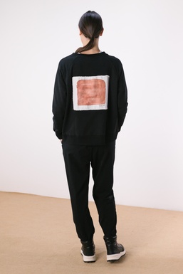 2603109Cap Sudadera Negra Tostada